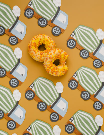 20 de prosoape de camion de șantier 16 x 13 cm