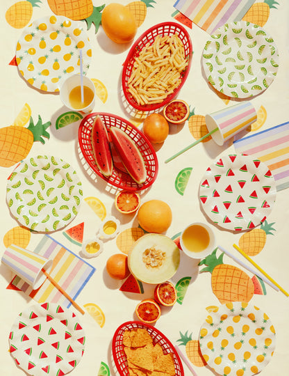 20 Șervețele de hârtie cu ananas 18,5 x 10,2 cm