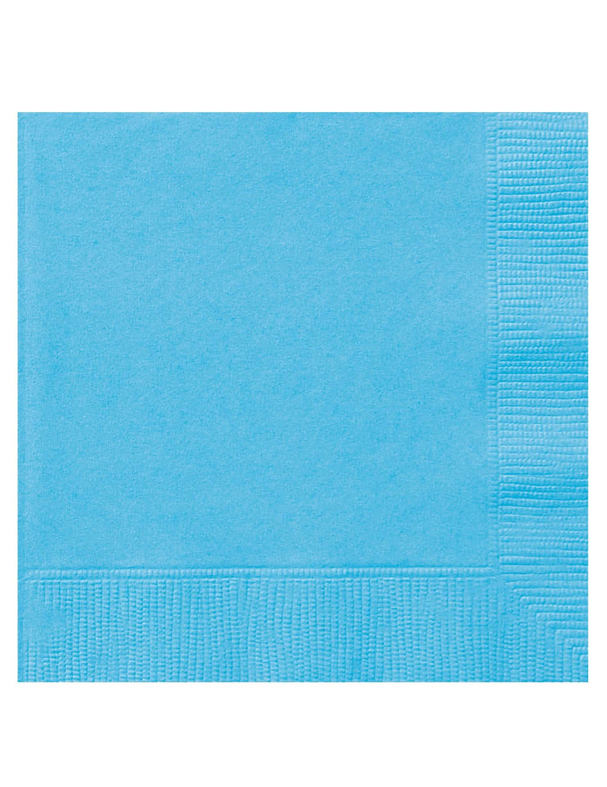 Serviettes en papier bleu ciel