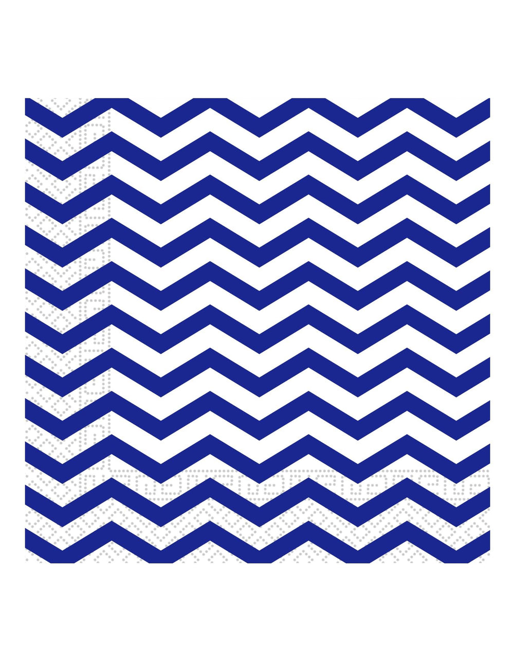 șervețele de hârtie chevron pentru aniversare albastru rege