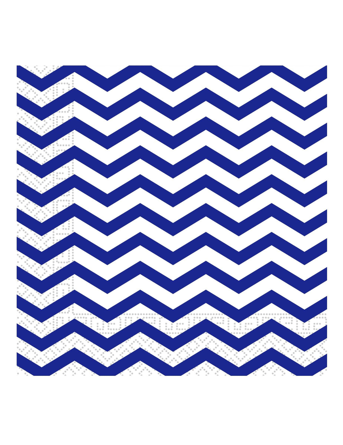 șervețele de hârtie chevron pentru aniversare albastru rege