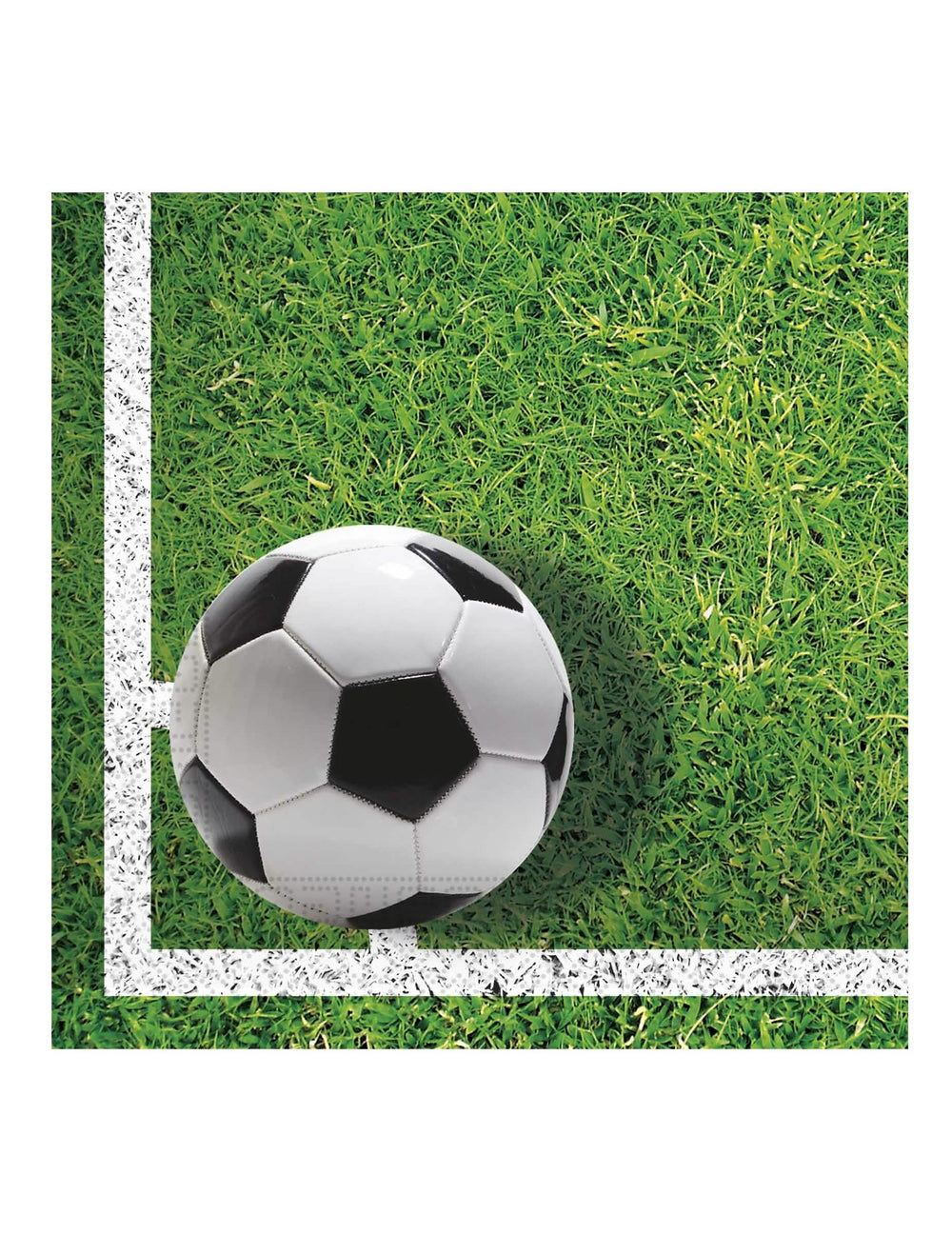 șervețele de hârtie fotbal pentru petrecere cu motiv teren de fotbal verde