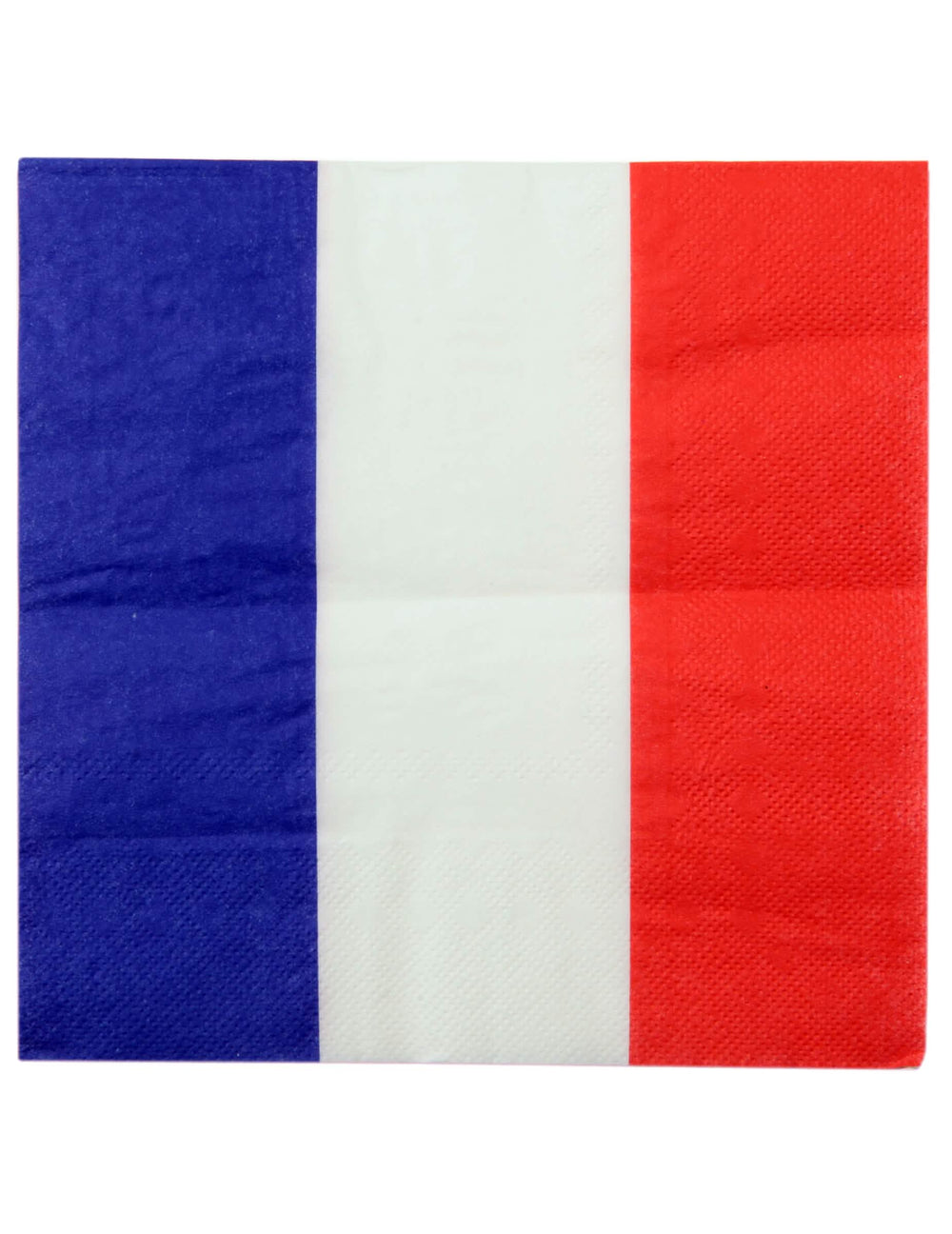 Serviettes en papier France pour fête bleu blanc rouge
