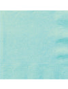 20 serviettes en papier menthe couleur vert menthe avec relief