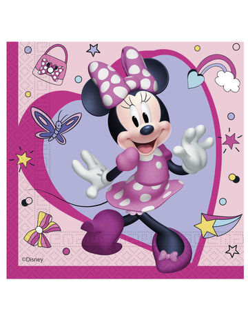 20 șervețele de hârtie Minnie Junior™ 33 x 33 cm