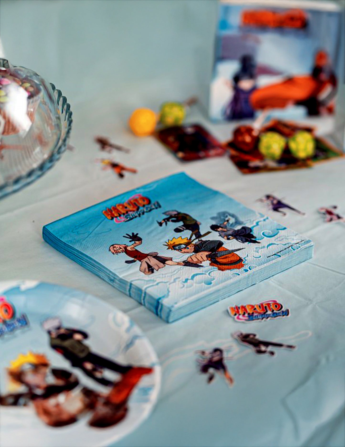 20 de șervețele de hârtie Naruto Shippuden™ 33 x 33 cm