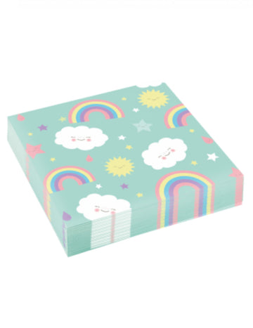 20 șervețele în nuanțe mici 33 x 33 cm