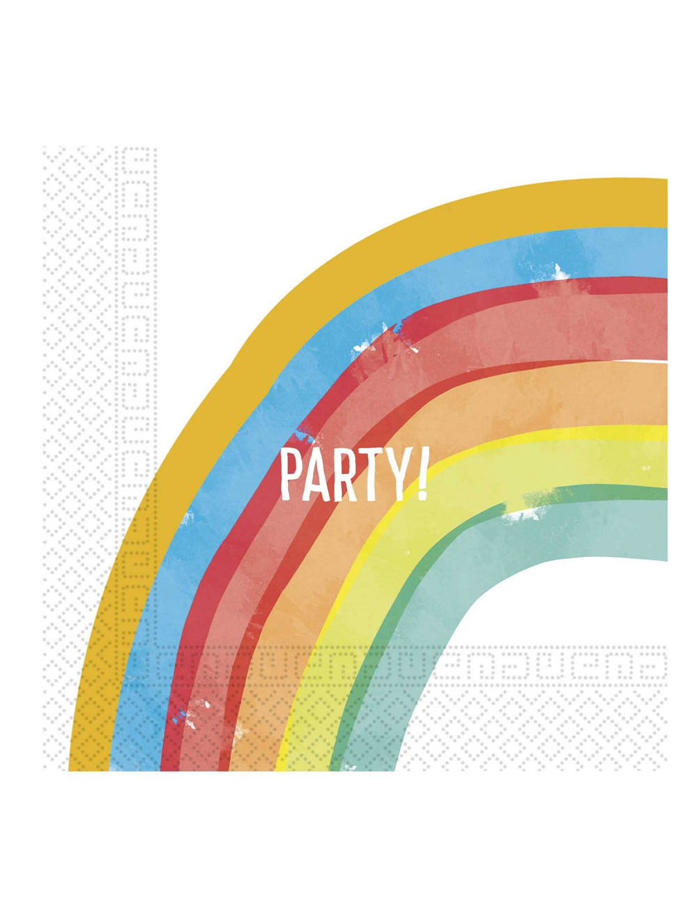 șervețele de hârtie rainbow party pentru aniversare arc-en-ciel multicolor