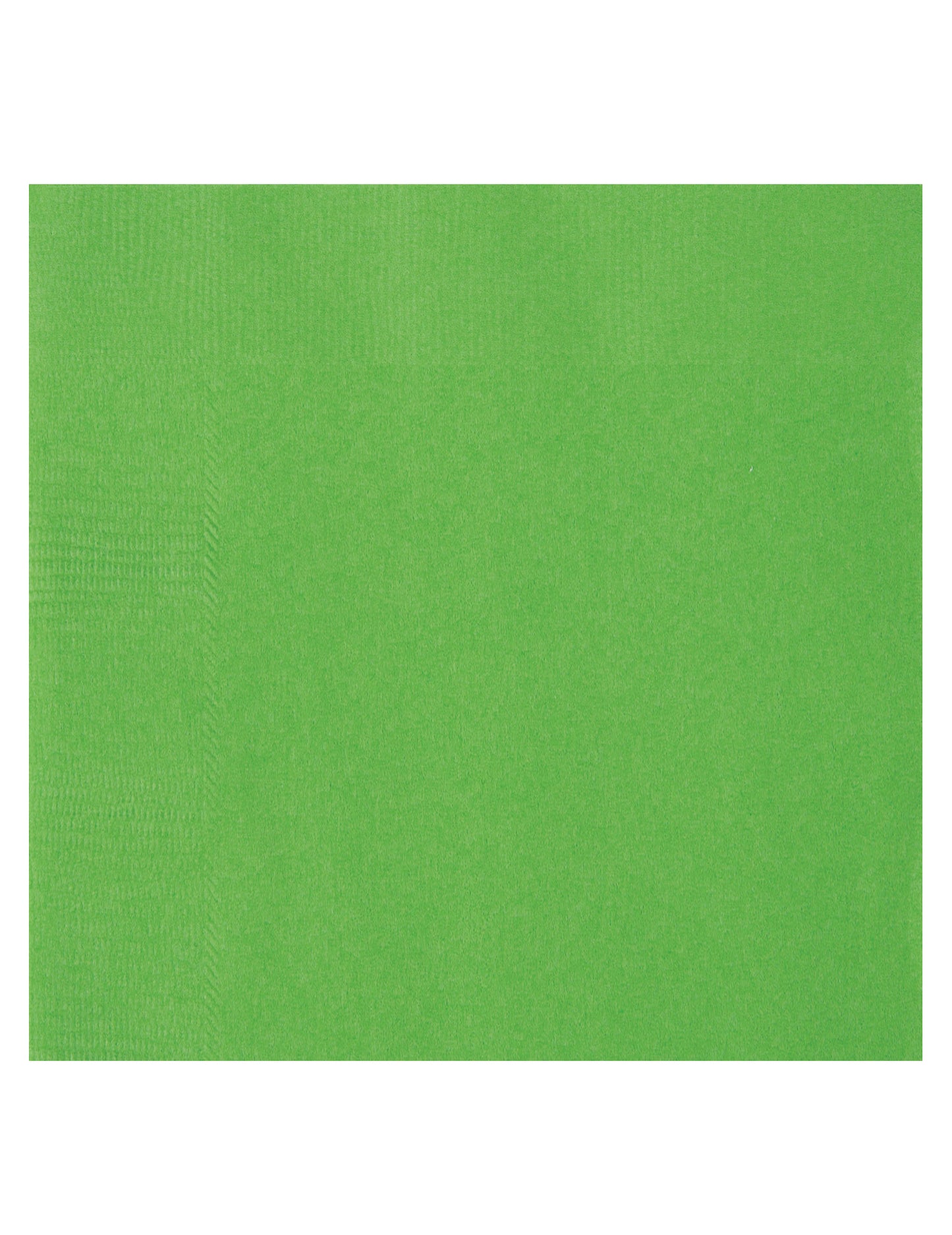 20 prosoape de hârtie verde de lămâie 33 x 33 cm