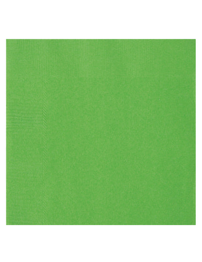 20 prosoape de hârtie verde de lămâie 33 x 33 cm