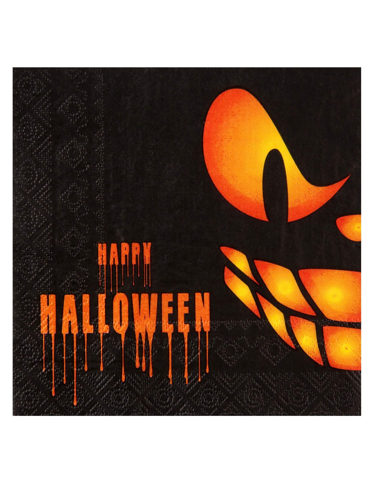 20 șervețele Ghost negre 33 x 33 cm