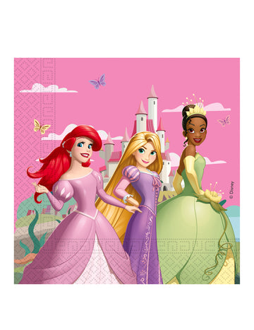 20 șervețele Disney Princess 33 x 33 cm