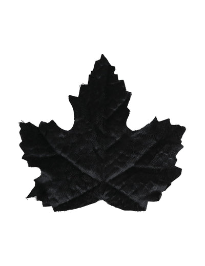 Lot de 24 feuilles pour décoration noires