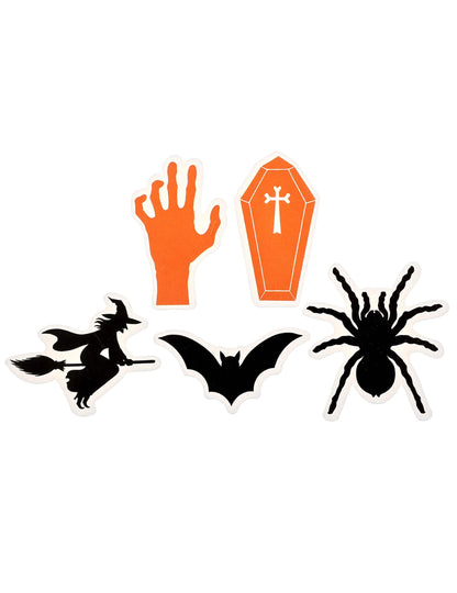 25 de decorațiuni pentru masă Conacul Bântuit 3 x 4,5 cm și 5 x 4 cm