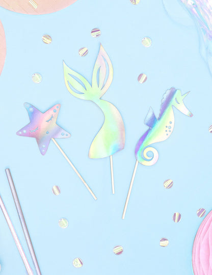 3 Torke Topper Sirena holografică 24,5 cm