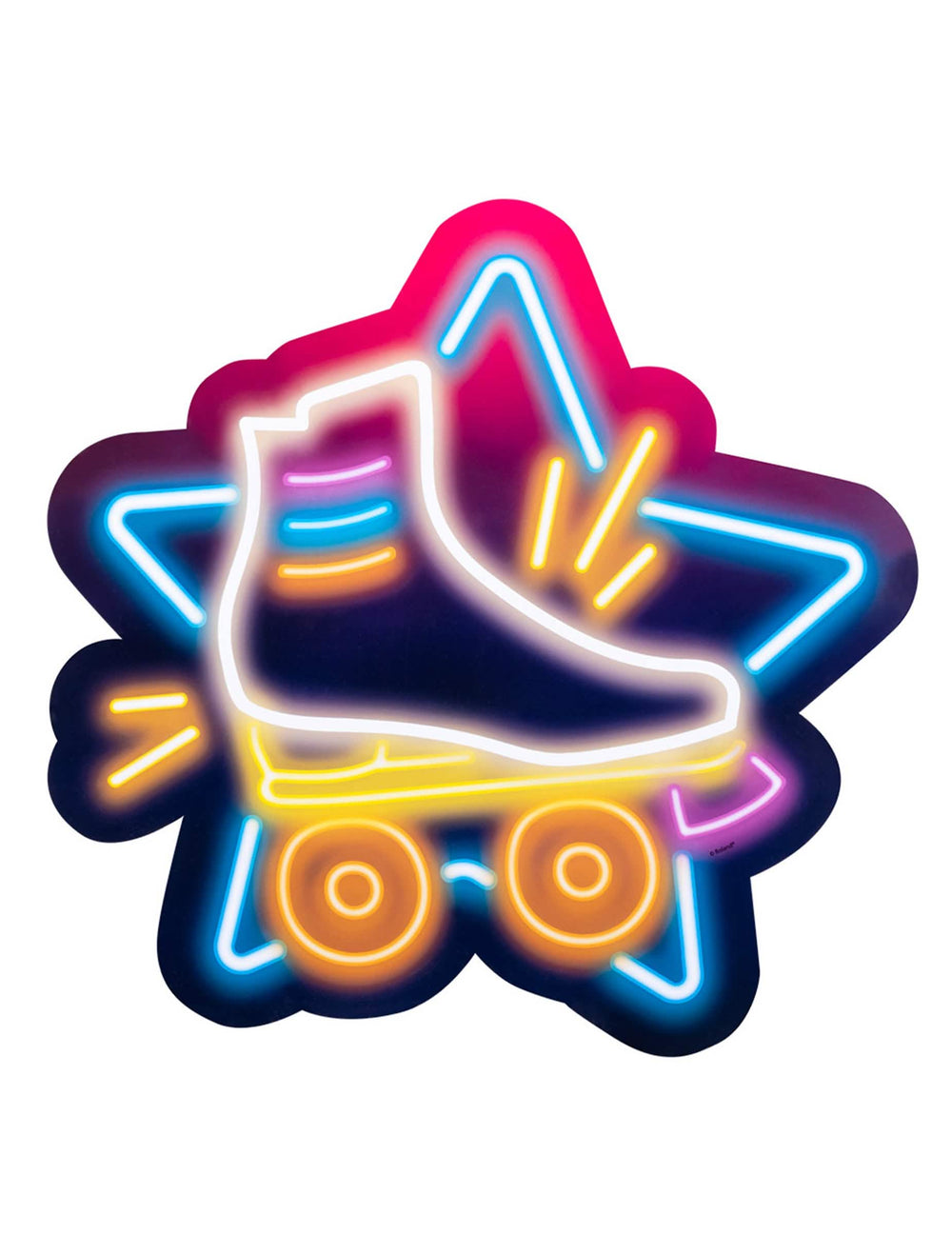 Detaliu al rolei din carton pentru decorațiunile disco fever