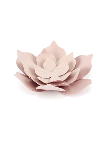 3 flori din hârtie roz 10 cm kit diy 