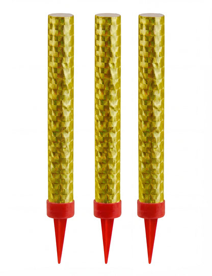 3 fântâni de înghețată de aur 9,5 cm