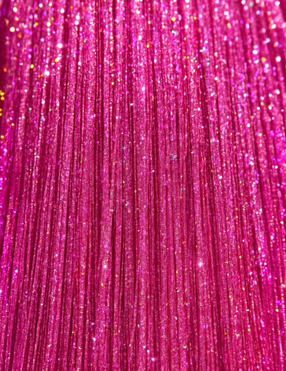 3 fire roz strălucitoare 50 cm