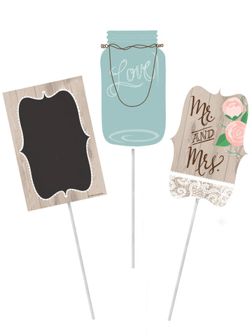3 piese pentru centru de masă Mr și Mrs din ardezie personalizabile 