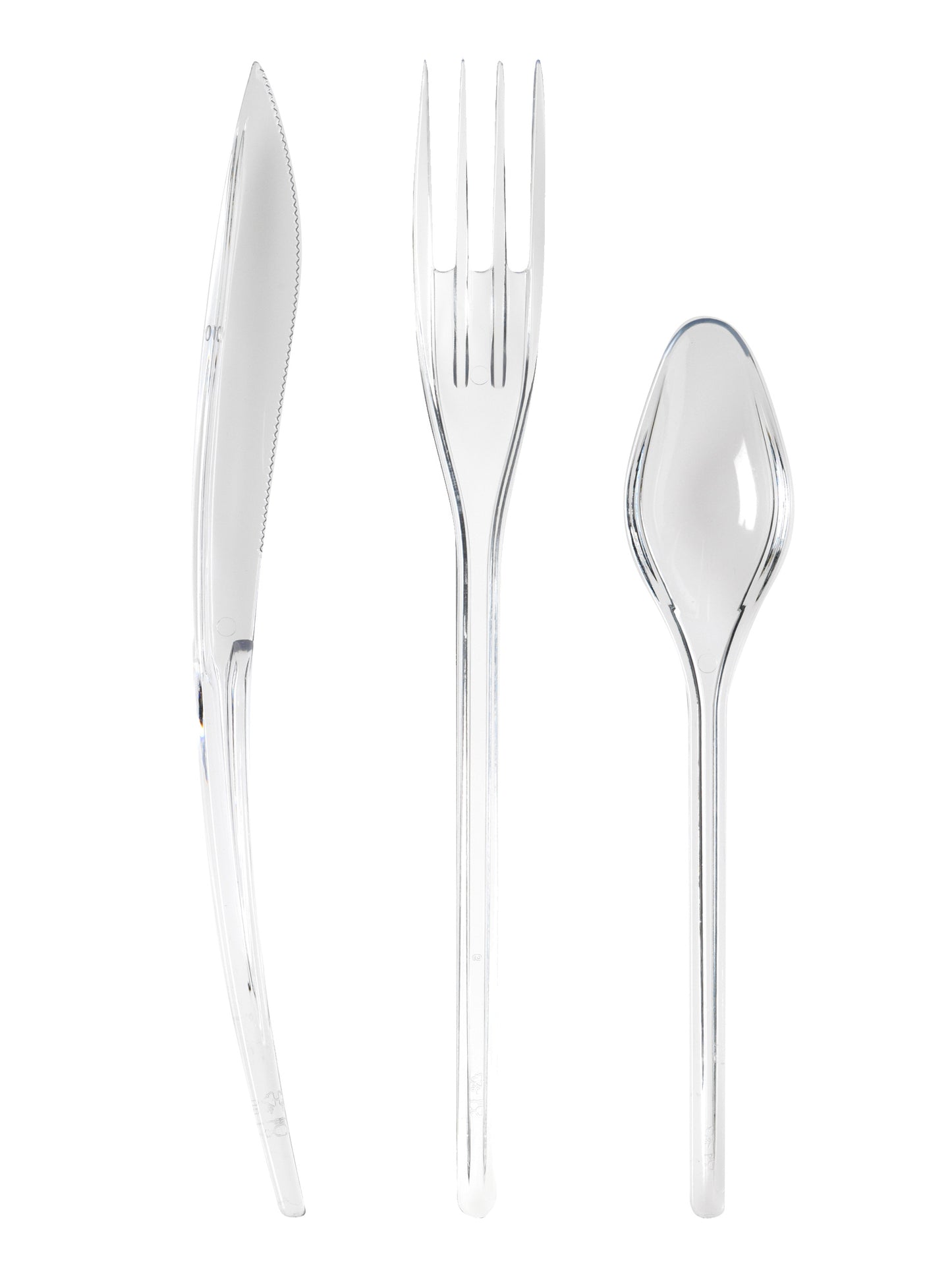 30 Tacâmuri din plastic cristal - Premium 