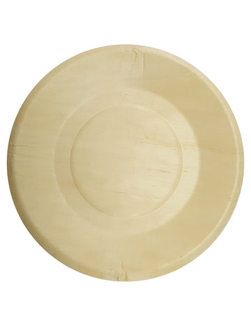 4 farfurii de lemn 21 cm ecologic