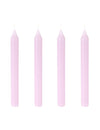 4 Bougies chandelles lavande 20 cm