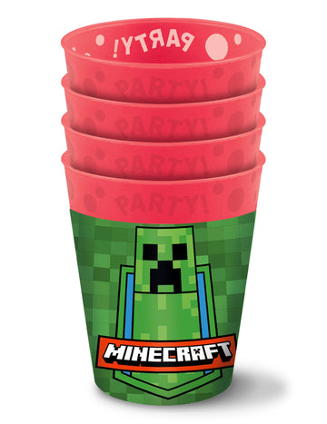 4 căni reutilizabile Minecraft 250ml