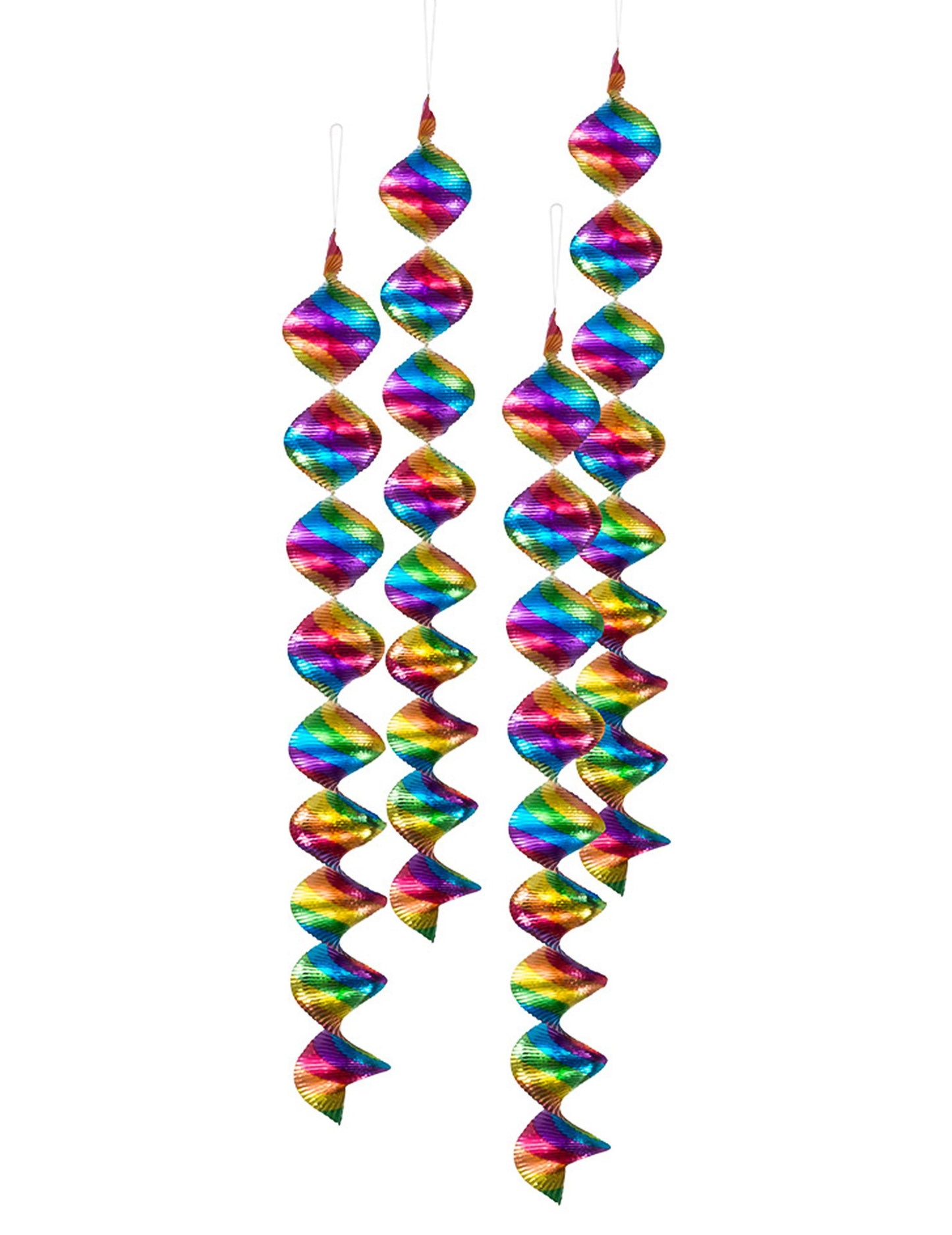 4 suspensii în spirală multicoloră