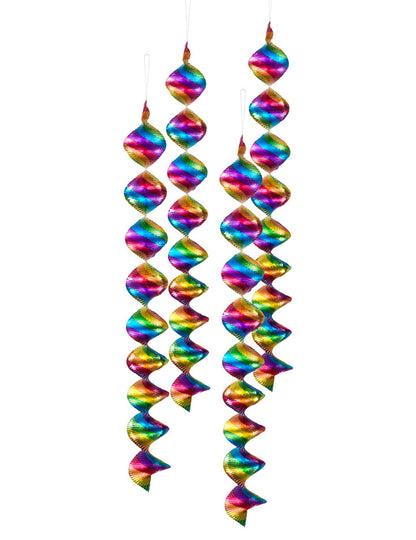 4 suspensii în spirală multicoloră