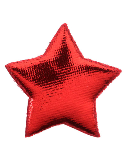 40 steluțe roșii de împrăștiat 2,5 x 2,5 cm