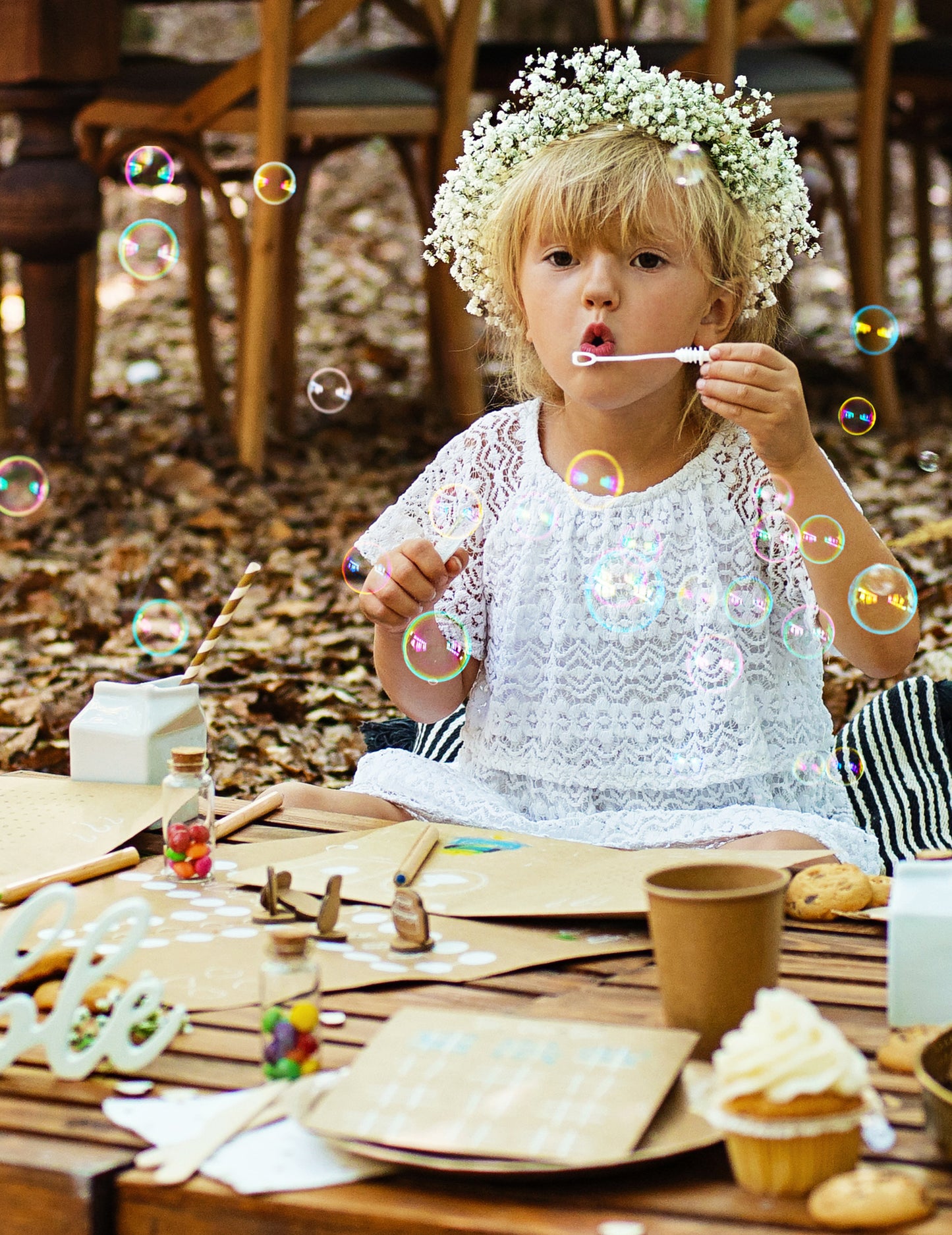 48 de bule cu bule în formă de inimă nunta albă