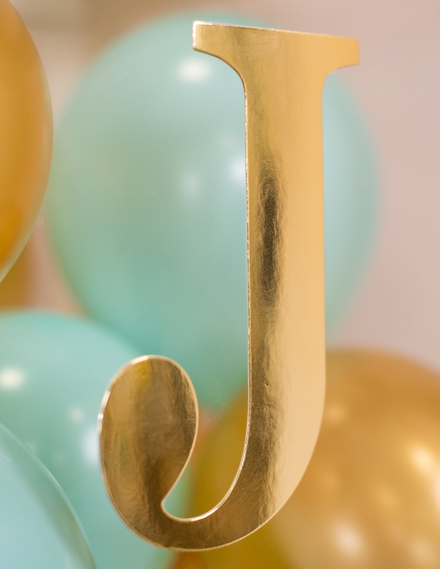 48 litere adezive aurii 13,5 cm pentru cuburi de baloane