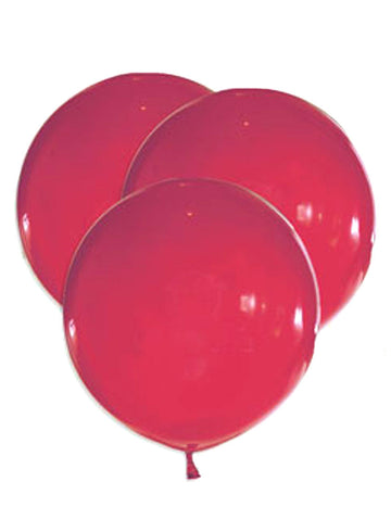 Ballons géants en latex rouges