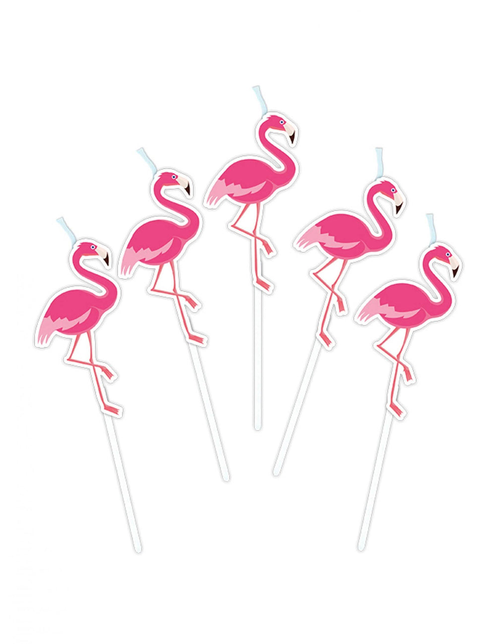 lumânări pe bețișoare flamingo party roz