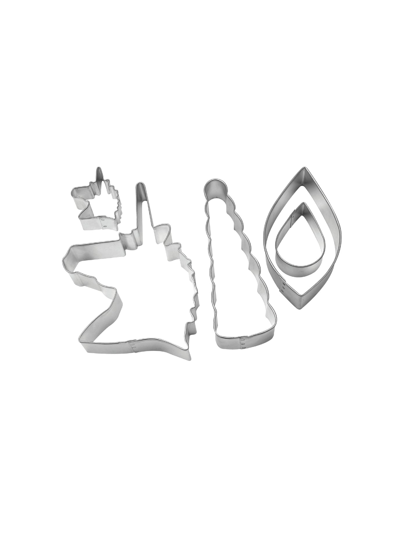 5 forme de tort unicorni, set urechi și corn