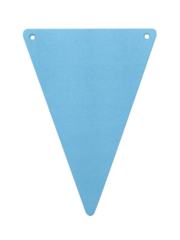 5 fanioane DIY turcoaz din carton 21 x 15 cm 