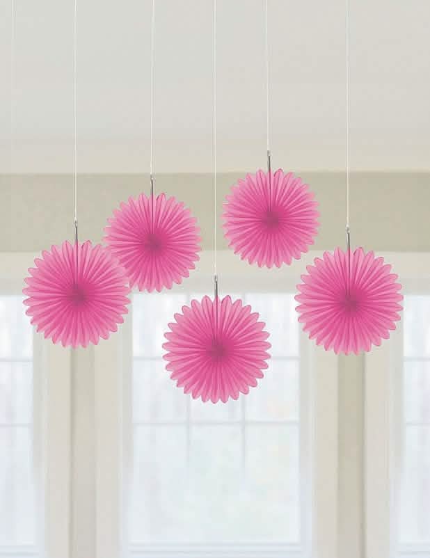 Mini rozetă pentru decorațiuni de petrecere roz