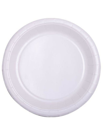 Petites assiettes en carton écologiques blanc