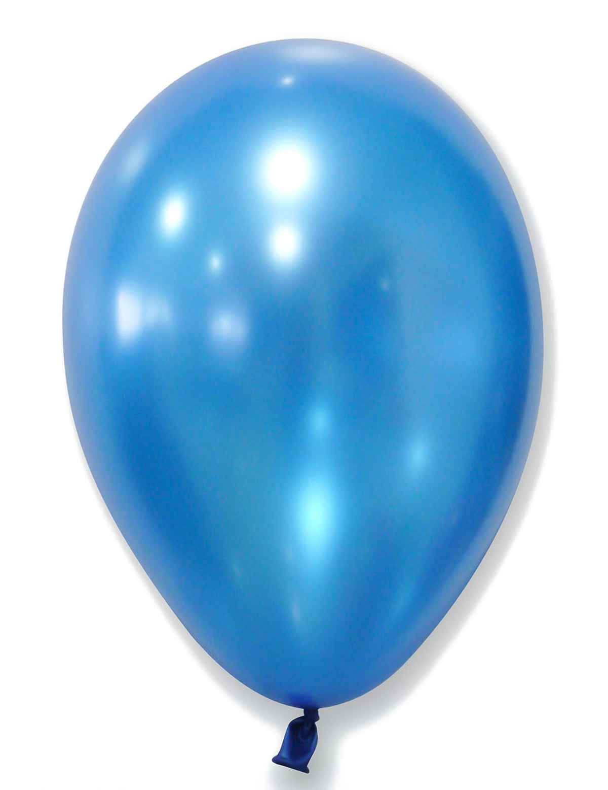 Ballons bleus métallisés pour fête bleu