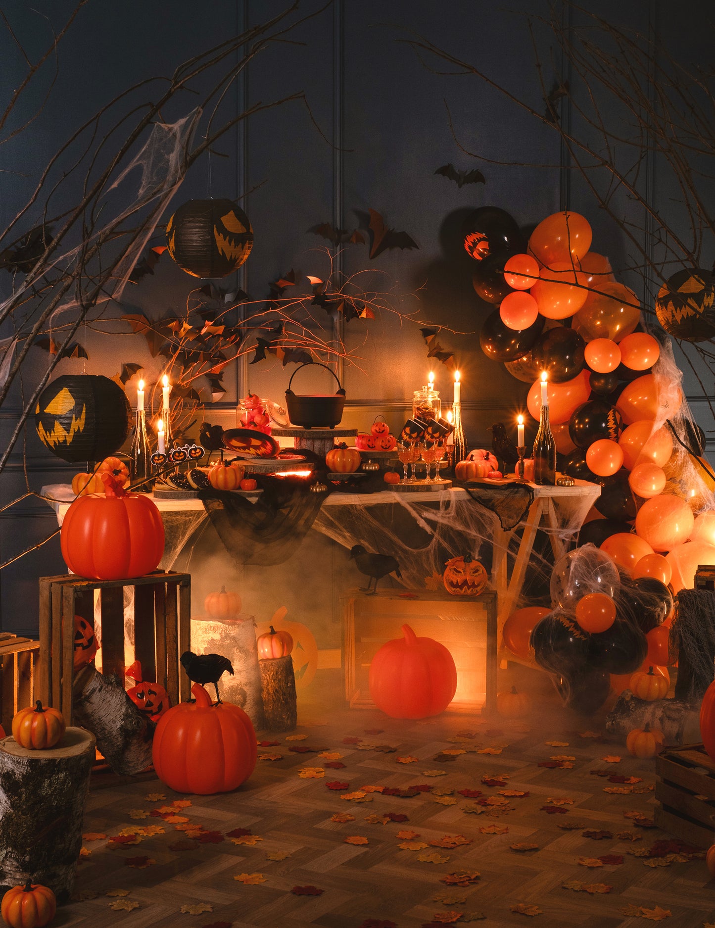 50 negri și portocale Halloween 30 cm