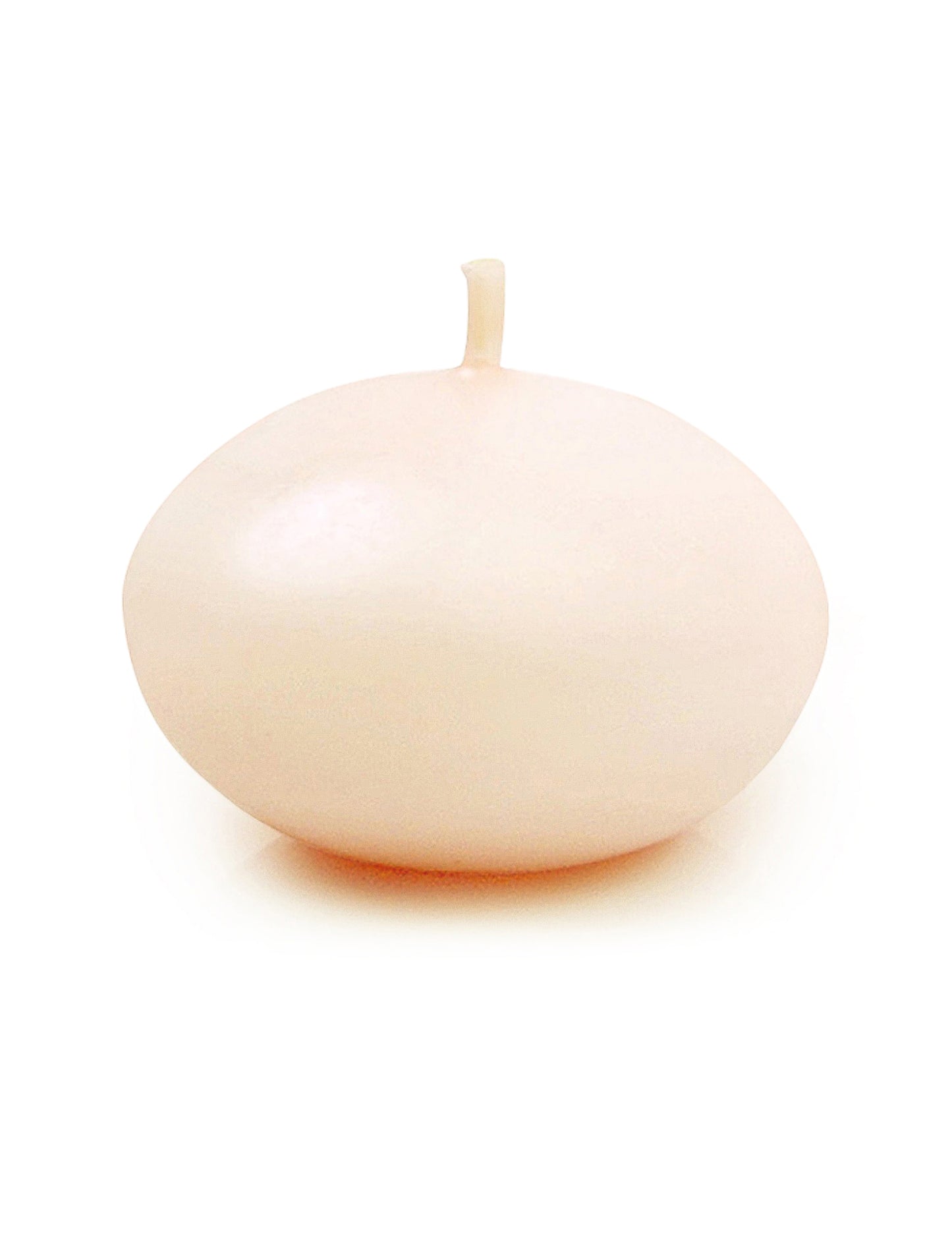 50 Bougies flottantes mat crème 40 mm