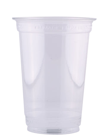 50 de pahare PET reciclabile de 400 ml