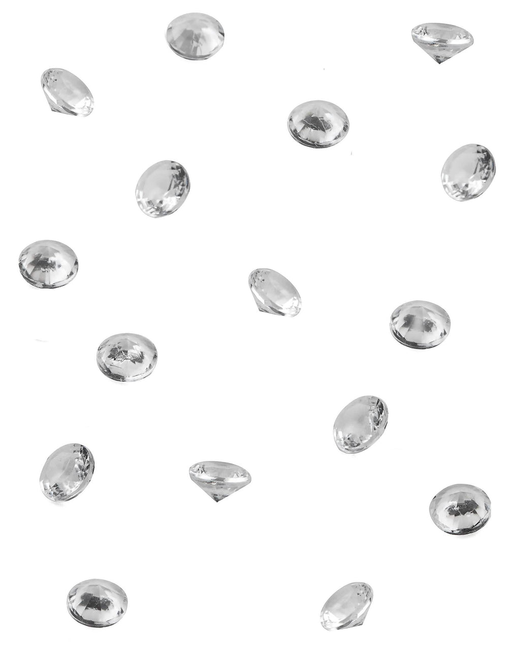 Diamante mici transparente pentru decorațiuni de masă pentru petrecere