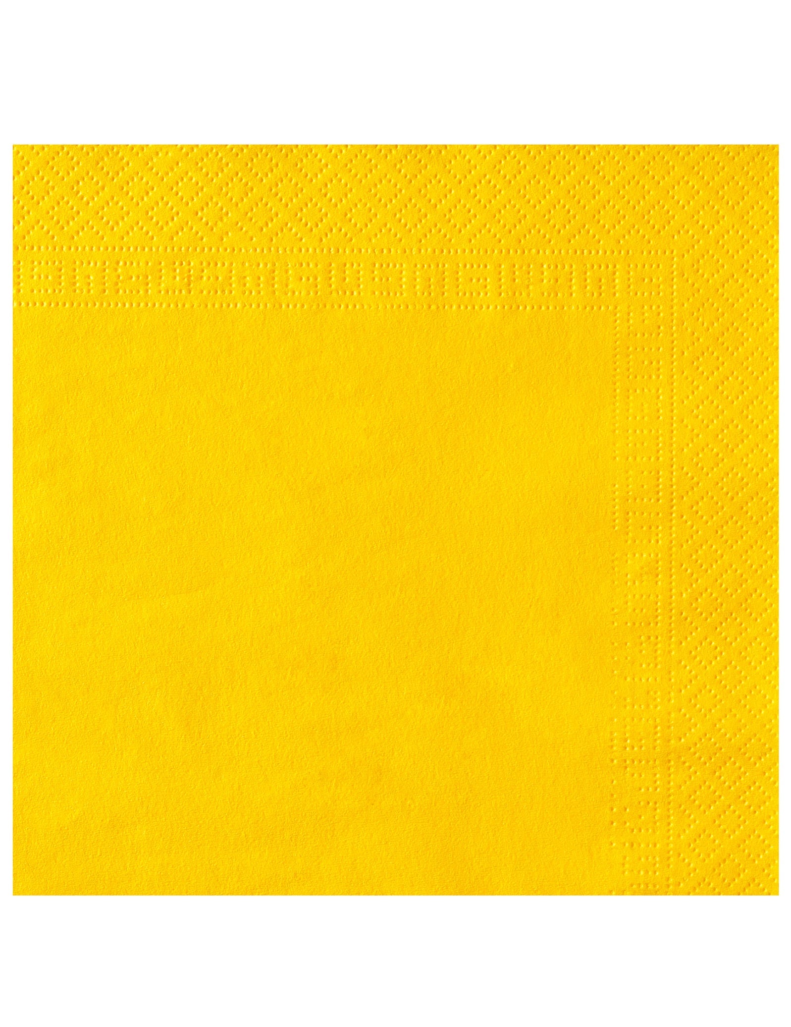 Serviettes jaune vif