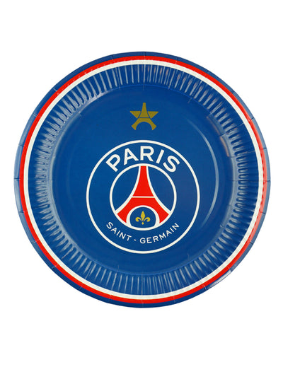 6 farfurii PSG™ 23 cm 