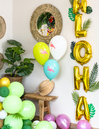 6 baloane latex paradis flamingo 28 cm decorațiuni de ziua de naștere