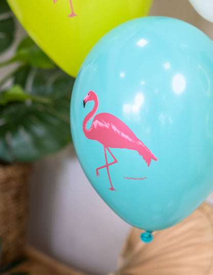6 baloane latex paradis flamingo 28 cm decorațiuni de ziua de naștere