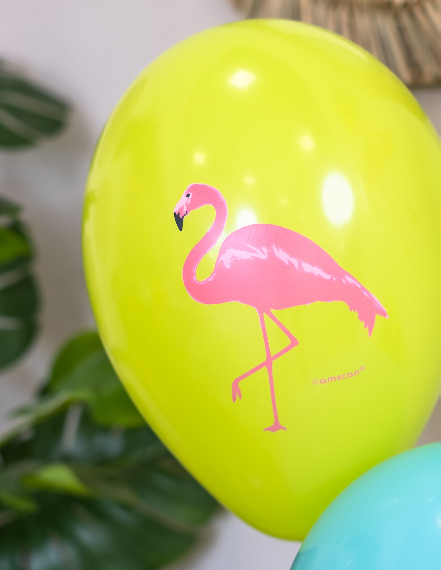 6 baloane latex paradis flamingo 28 cm decorațiuni de ziua de naștere