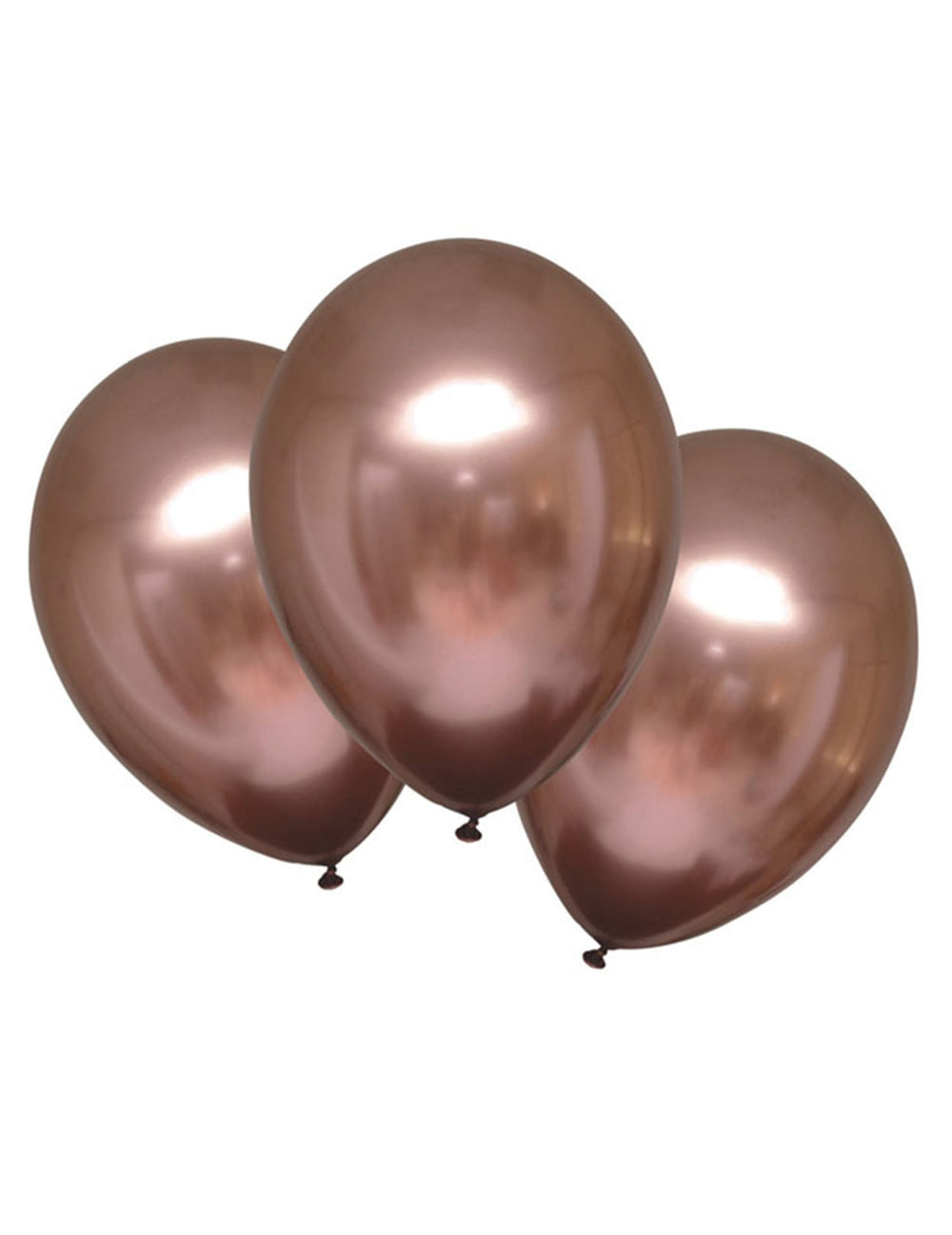 Ballons en latex satinés pour fête rose gold